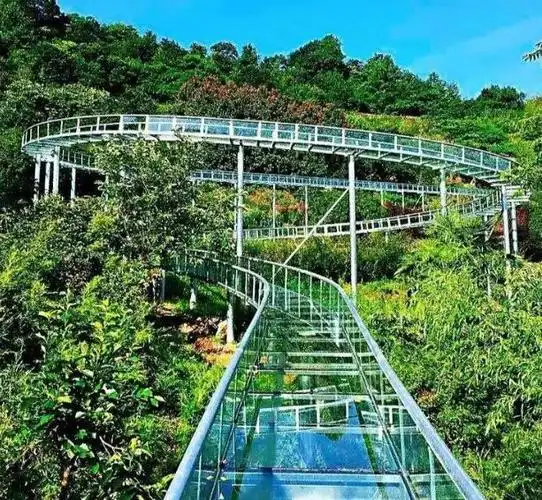旅行大冒险!云台山320米玻璃滑道,走上去就是一种刺激