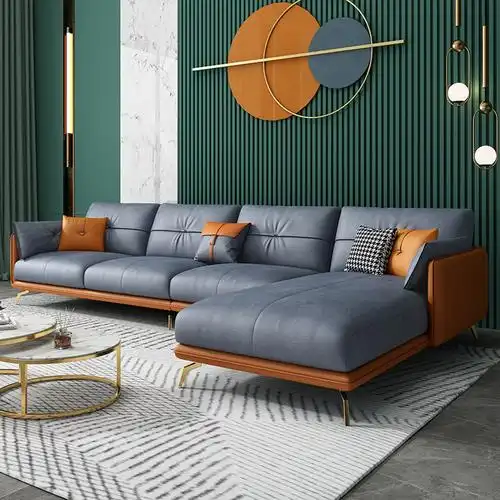 沙发客厅简约现代小户型布艺科技轻奢风2021年新款设计师简易北欧