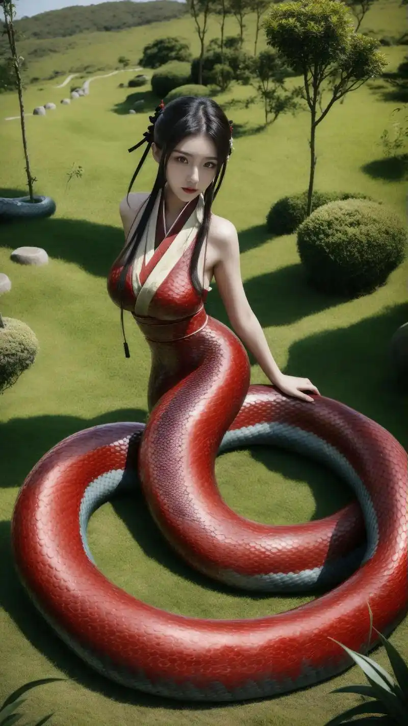 美丽风景入梦中.#人蛇情缘 #蛇97 #超 - 抖音