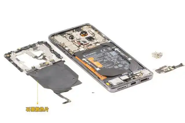 e拆解:华为 mate50 pro内部布局整齐,并没有无太大结构变化