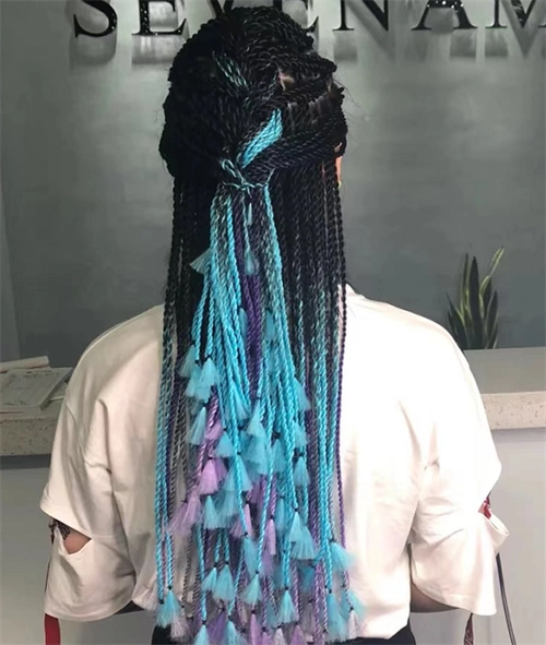 嘻哈街舞音乐发型 女生脏辫又酷又a_时尚发型 - 美发站