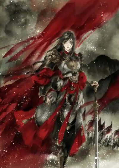 红妆 图片评论 0条  收集   点赞  评论  动漫古风男女人物 女将军