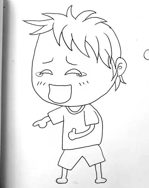 不同表情和姿势的表现 写美篇一,q版卡漫是一种漫画的变形夸张形式