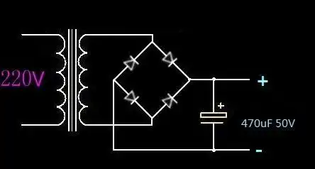 2011-01-06 回答 你可以用二极管1n4001共4个,组成桥式整流电路,然后