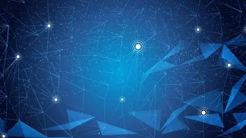 蓝色科技高端大气简约动态ppt模板