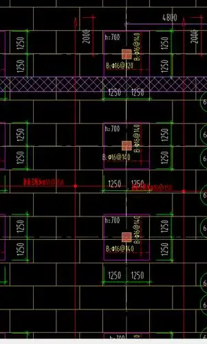 各位老师筏板的版面附加钢筋的布置范围是哪里到哪里比如这个x方向的