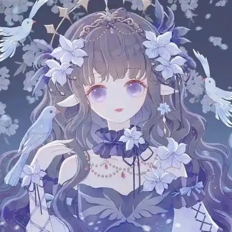 仙气女生头像 #可爱头像女卡通呆萌 #好看的动漫头像#动漫 - 兑音