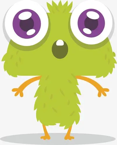 卡通小怪物插画设计