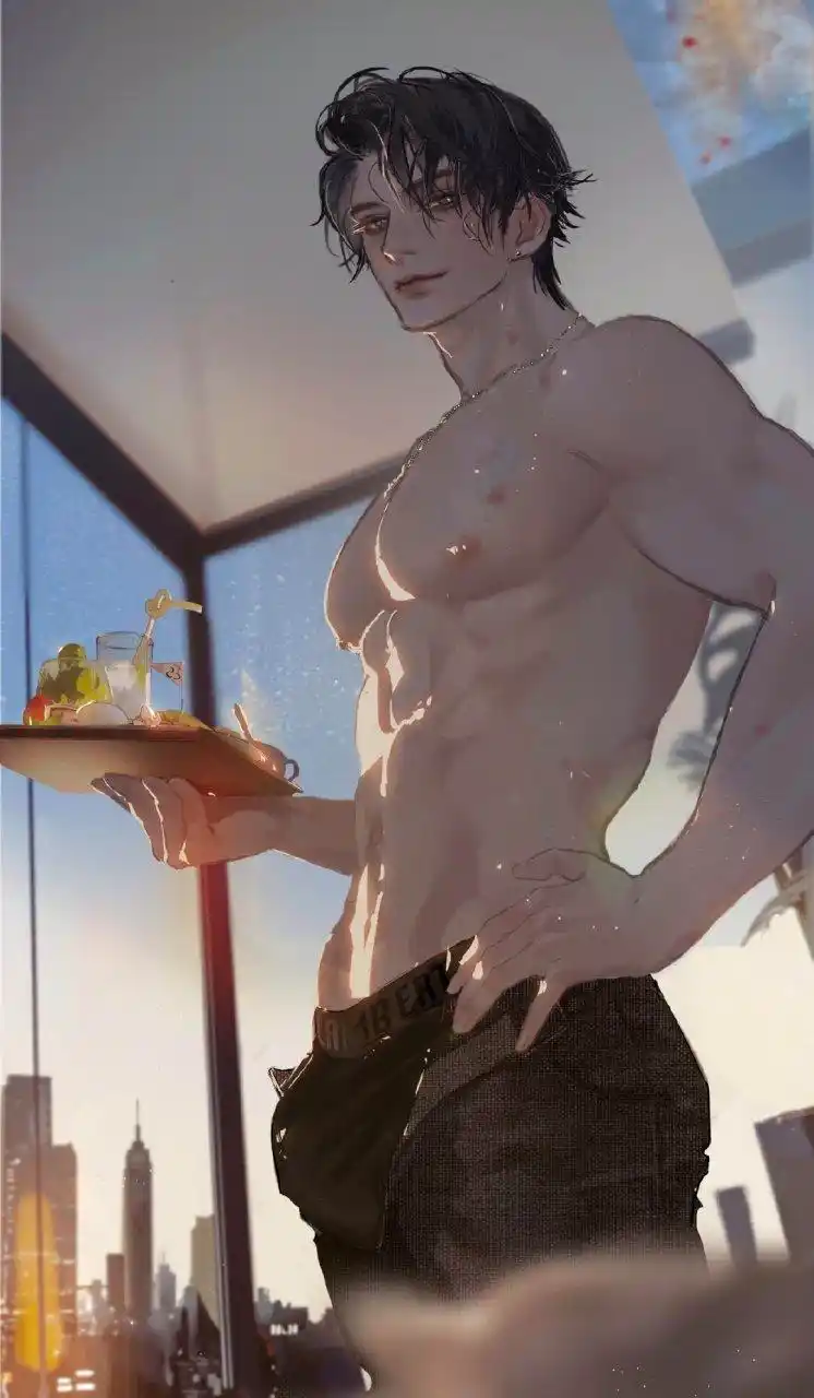 又是发腹肌照的一天#动漫头像和壁纸# 啊啊啊人鱼线杀我!