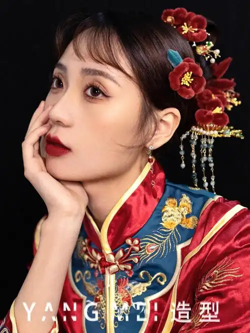 ym造型#广州新娘跟妆  #佛山新娘跟妆  #新娘试妆  #中式新娘造型