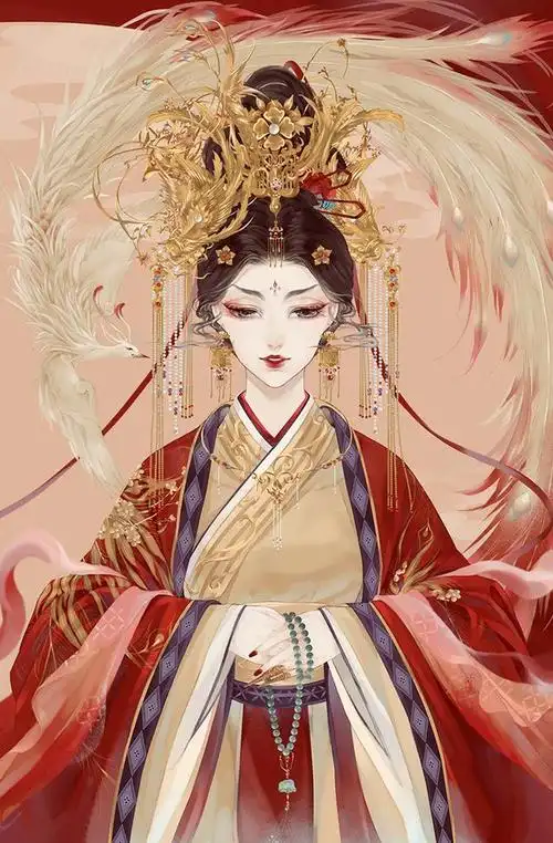 古风二次元动漫少女漫画古风插画