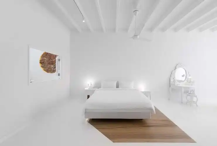 室内装饰为全白色的生活空间-灵感之旅