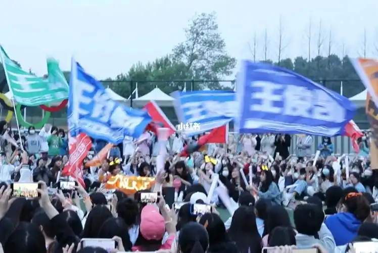 青春啊～不管在哪永远都为王俊凯举大旗#tfboys九周年粉丝高校应援会