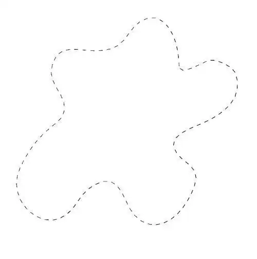 幼儿简笔画虚线画