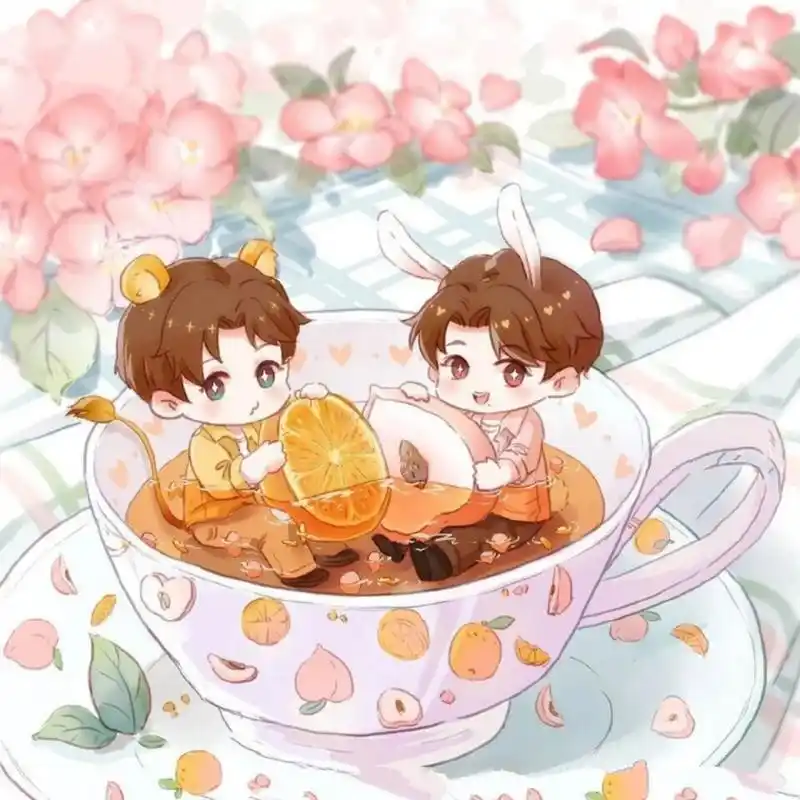 博君一肖q版壁纸来喽~最后一张超喜欢99