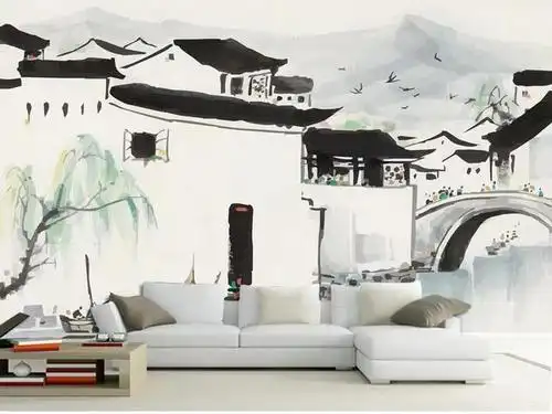 五言 水墨江南观感