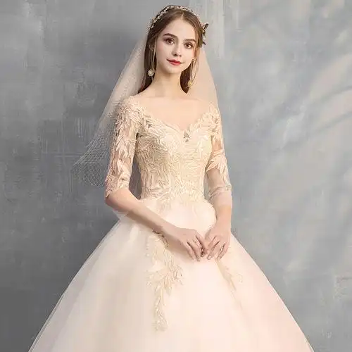 共5943 件新娘礼服齐地相关商品