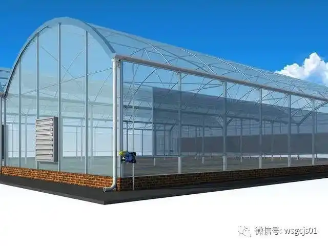 一,结构简单:简易连体温室大棚的结构采用固定样式的8430样式,即8米