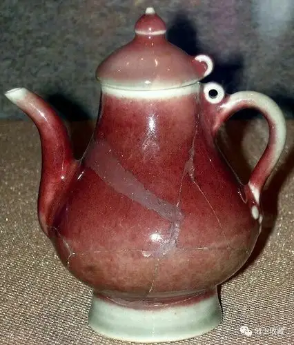 我的收藏tq……明宣德红釉三鱼高足碗