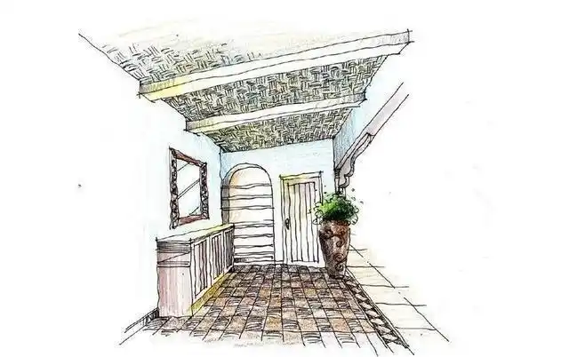 155㎡美式乡村婚房完工,媳妇亲自手绘设计,前后对比太美了