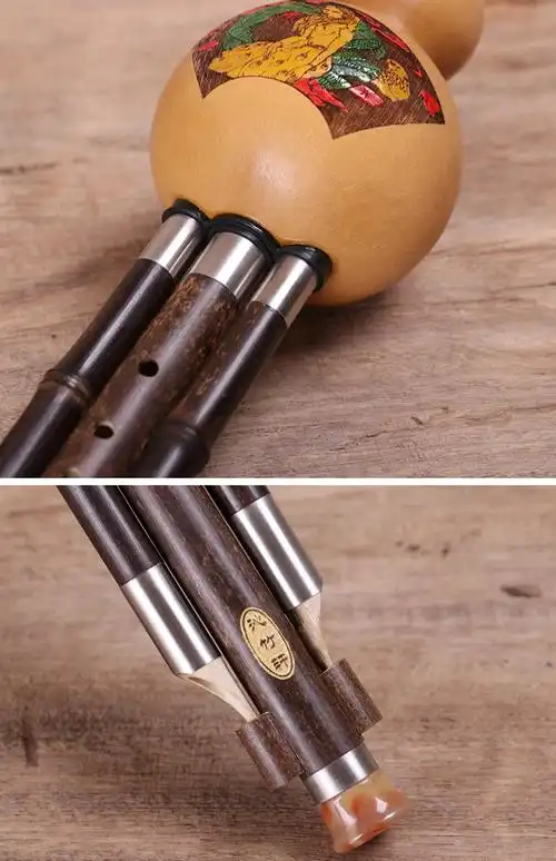 民族吹奏乐器 葫芦丝 remaining curl 云南紫竹专业葫芦丝乐器初学c