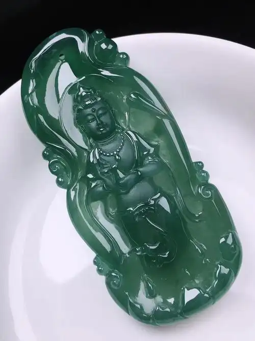翡翠蓝水观音图片(翡翠蓝水观音图片大全大图)