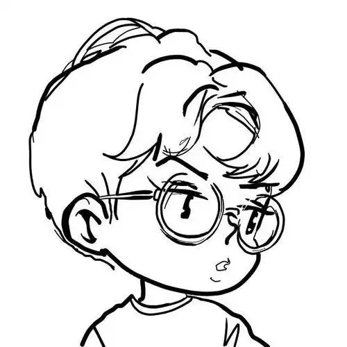 exo动漫简笔画超简单