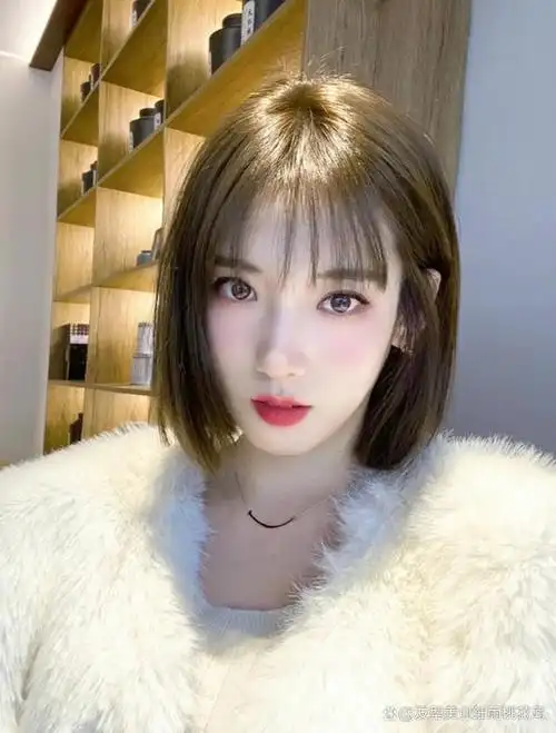 甜美风"齐脖短发"