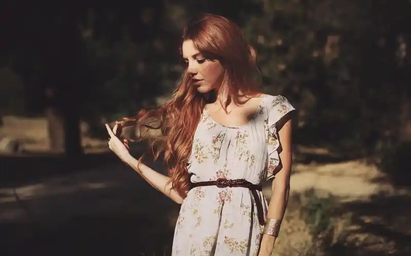 欧美随性森系少女