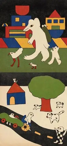 复古风拼接壁纸 太好看了 全面屏手机壁纸无水印