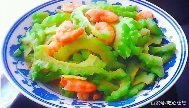 虾仁炒苦瓜