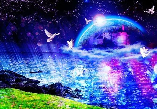 梦幻仙境唯美仙女图片如同童话般的梦境