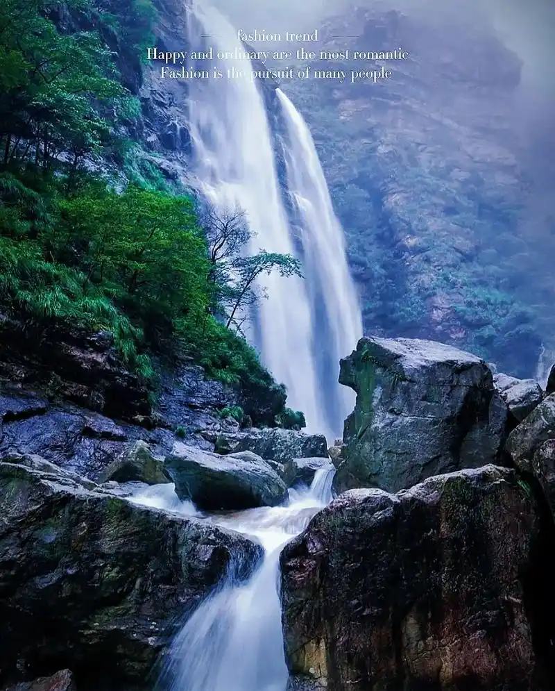 庐山第一奇观三叠泉瀑布.#图文伙伴计划 #旅行图文激励计划  - 抖音