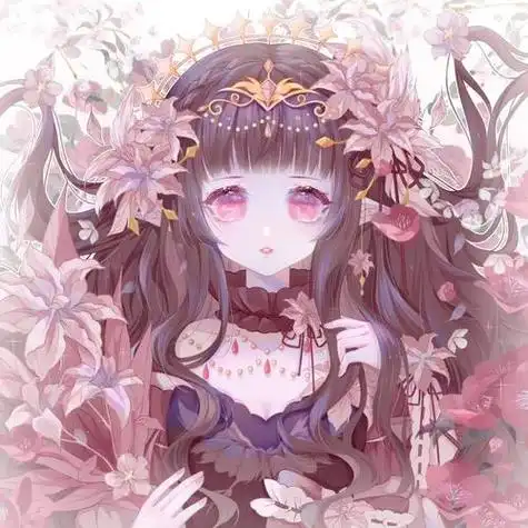 可爱仙气动漫女生头像铃铛遇到风会响我遇到你心里的小鹿会乱撞