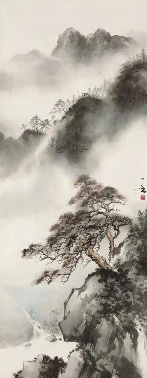 一组清新雅致的山水画!富满诗意,令人赏心悦目!