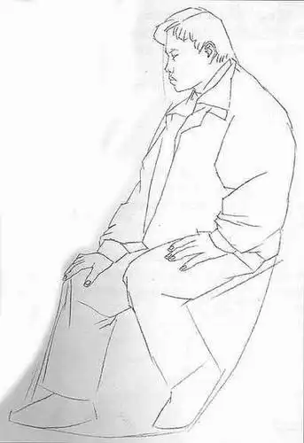 动漫男简笔画侧面2q版人物侧面站立简笔画女子侧面站立简笔画侧身站立