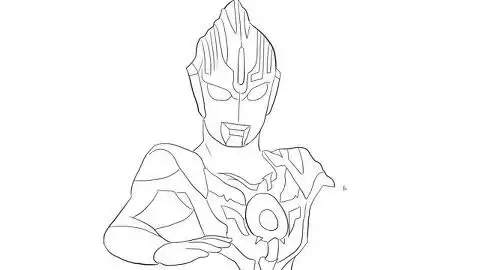 画欧布奥特曼,感受其强大