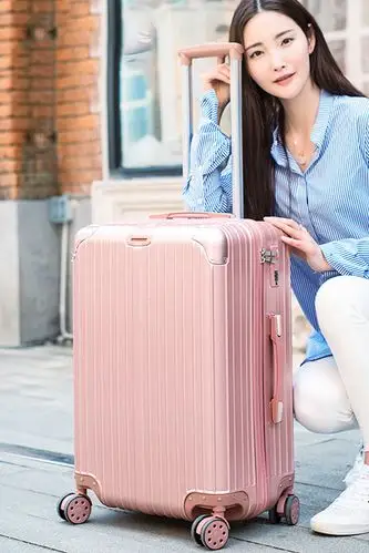 行李箱女20拉杆箱旅行箱万向轮铝框24密码箱子学生高中26寸