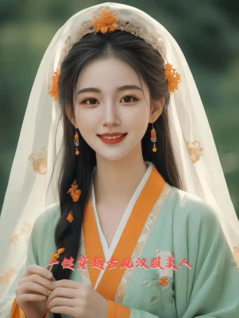 一键换装古风汉服美人 一张照片百变换装 点击左下方小程序入口 - 抖