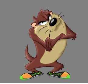 大嘴怪的原型是一只袋獾,首次出现在50年代的动画短片《兔八哥遇上