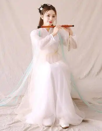 6396汉服女中国风改良传统日常古装汉服女仙气飘逸古风仙女纱中国