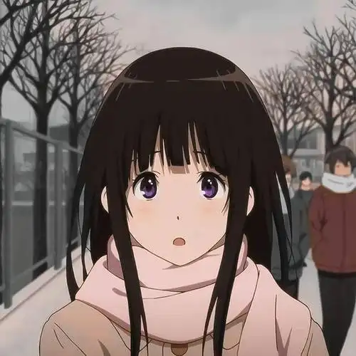 「第139期」动漫女头:冰菓 千反田爱瑠无水印女生头像