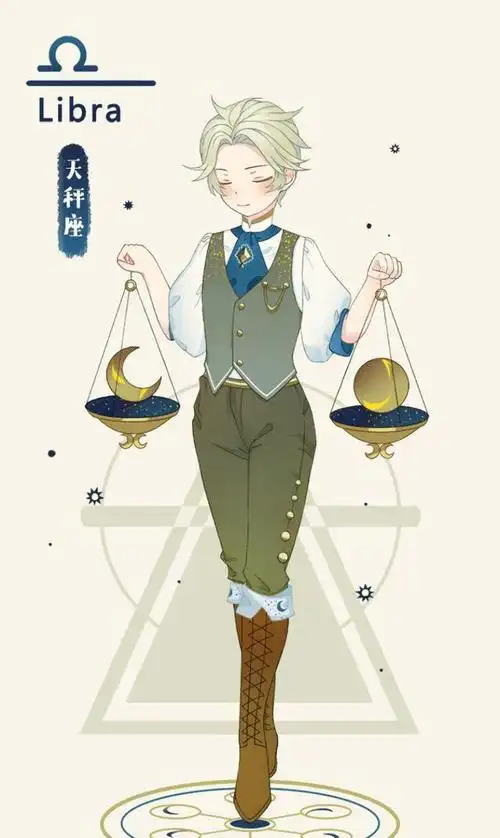 画师绘制12星座拟人化,金牛座是清新少女,射手座让人一见钟情