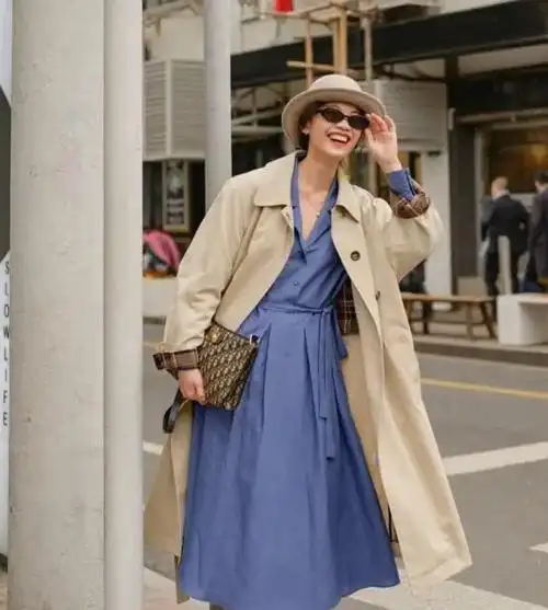 春天穿风衣,内搭很重要!最佳的"搭配诀窍"送你,快摆脱