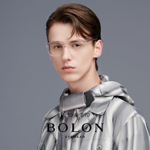 bolon暴龙近视眼镜2021新品光学镜方形镜架板材眼镜框男女bj5068