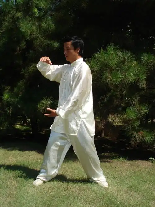 =分享120岁武林泰斗吕紫剑师爷的《八卦混元养生功法》动功八式练功图