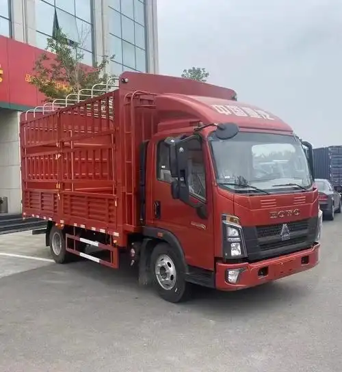 北京卖重汽统帅悍将825轮胎高栏平板车