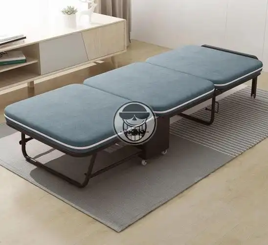 高端折叠床三折床网红床办公室午休午睡海绵便携医院陪护床经典款65cm