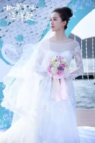 刘诗诗:一个每逢拍戏必穿婚纱的女子(古今婚纱.