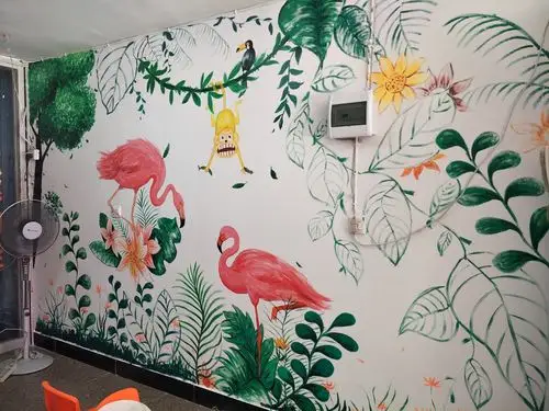 火烈鸟【墙绘】